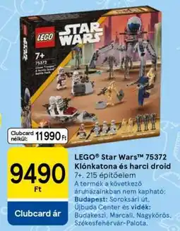 Tesco LEGO Star Wars 75372 Klónkatona és harci droid ajánlat