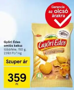 Tesco Győri Édes omlós keksz ajánlat