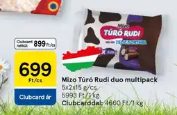 Tesco Mizo Túró Rudi duo multipack ajánlat