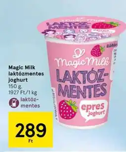 Tesco Magic Milk laktózmentes joghurt ajánlat