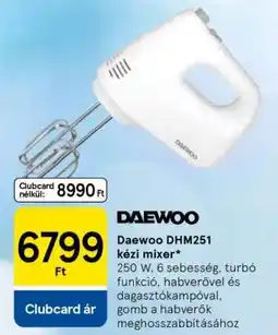 Tesco Daewoo DHM251 kézi mixer ajánlat