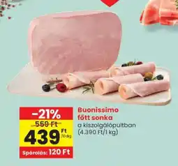 Spar Buonissimo főtt sonka ajánlat