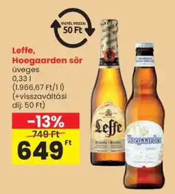 Spar Leffe, Hoegaarden sör ajánlat