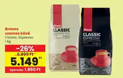 Spar BRAVOS Szemes kávé ajánlat
