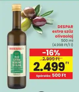 Spar DESPAR extra szűz olívaolaj ajánlat