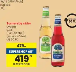 Spar SOMERSBY Cider ajánlat