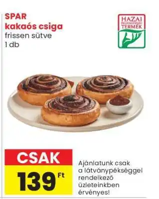 Spar Market SPAR kakaós csiga ajánlat