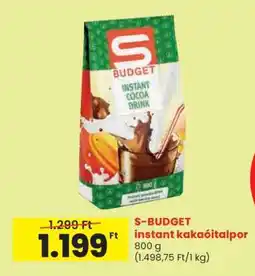 Spar S-BUDGET instant kakaóitalpor ajánlat