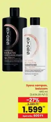 Spar SYOSS Sampon / balzsam ajánlat