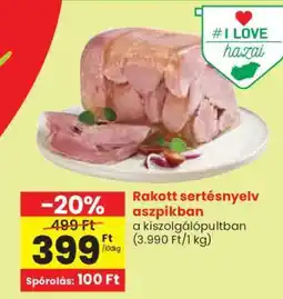 Spar Rakott sertésnyelv aszpikban ajánlat