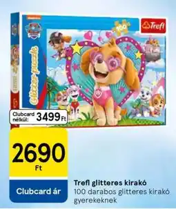 Tesco Trefl glitteres kirakó ajánlat