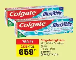 Spar Colgate fogkrém Max White Crystals ajánlat