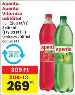 Spar Market Apenta, Apenta Vitamixx üdítőital ajánlat