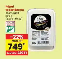 Spar PÁPAI Tepertőkrém ajánlat