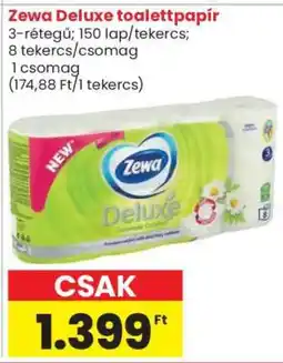 Spar Market Zewa Deluxe toalettpapír ajánlat