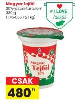 Spar Market Magyar tejföl ajánlat