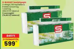 Spar S-BUDGET toalettpapír ajánlat