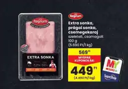 Spar Extra sonka, prágai sonka, csemegekaraj ajánlat