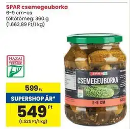 Spar SPAR csemegeuborka ajánlat