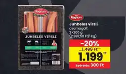 Spar Juhbeles virsli ajánlat