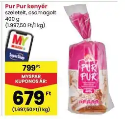 Spar Pur Pur kenyér ajánlat