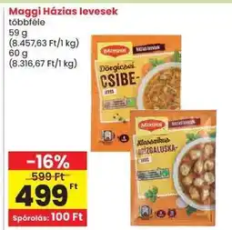 Spar Maggi Háziás levesek ajánlat
