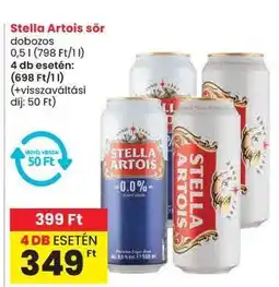Spar Stella Artois sör ajánlat