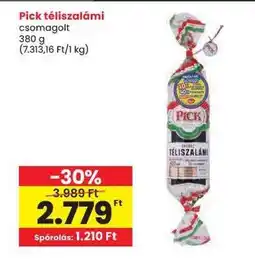 Spar PICK Téliszalámi ajánlat
