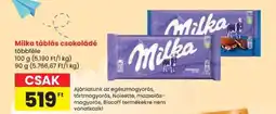 Spar MILKA Táblás csokoládé ajánlat