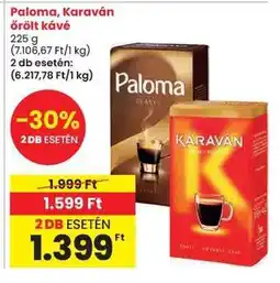 Spar Paloma, Karaván őrölt kávé ajánlat