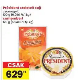 Spar Président szeletelt sajt ajánlat