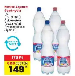 Spar Nestlé Aquarel Ásványvíz ajánlat