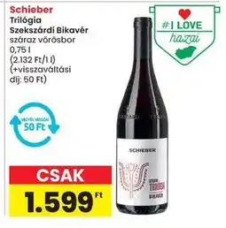 Spar Schieber Trilógia szekszárdi bikavér ajánlat
