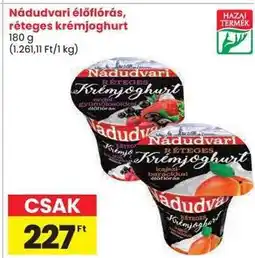 Spar Náduvari élőflórás, réteges krémjoghurt ajánlat