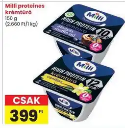 Spar Milli proteines krémtúró ajánlat