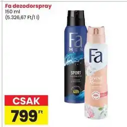 Spar Fa dezodorspray ajánlat