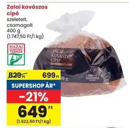 Spar Zalai kovászos cipó ajánlat