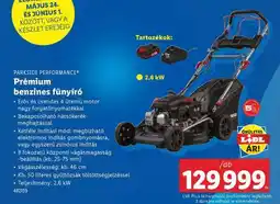 Lidl PARKSIDE PERFORMANCE Prémium benzines fűnyíró ajánlat
