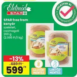 Spar SPAR free from kenyér ajánlat