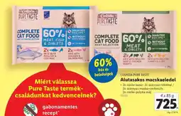 Lidl Coshida Pure Taste Alutasakos macskaeledel ajánlat