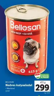 Lidl BELLOSAN Nedves kutyaeledel ajánlat