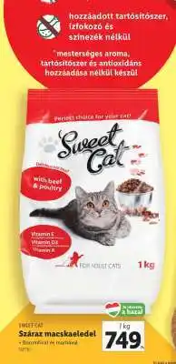 Lidl SWEET CAT Száraz macskaeledel ajánlat
