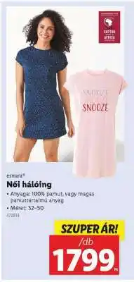 Lidl Női hálóing ajánlat