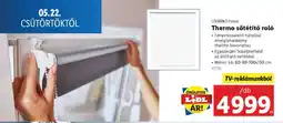 Lidl LIVARNO HOME Thermo sötétítő roló ajánlat