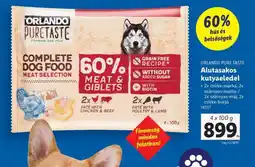 Lidl ORLANDO PURE TASTE Alutasakos kutyaeledel ajánlat