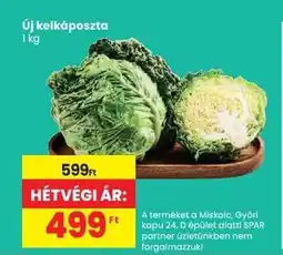 Spar Új kelkáposzta ajánlat