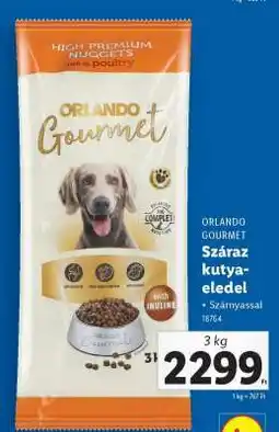 Lidl ORLANDO GOURMET Száraz kutyaeledel ajánlat
