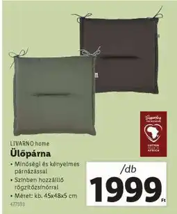 Lidl LIVARNO home Ülőpárna ajánlat