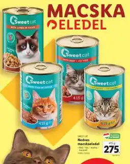 Lidl SWEET CAT Nedves macskaeledel ajánlat