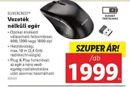 Lidl SILVERCREST Vezeték nélküli egér ajánlat